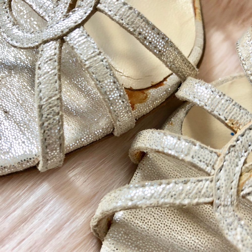 Jimmy Choo Shimmer Ruben Slide Sandal - Picture 6 of 8